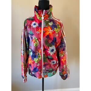 Adidas youth floral jacket